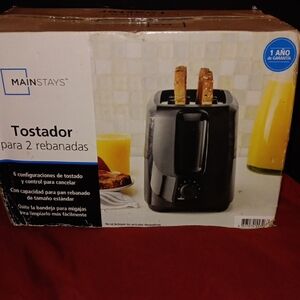 Mainstays Black 2-Slice Toaster